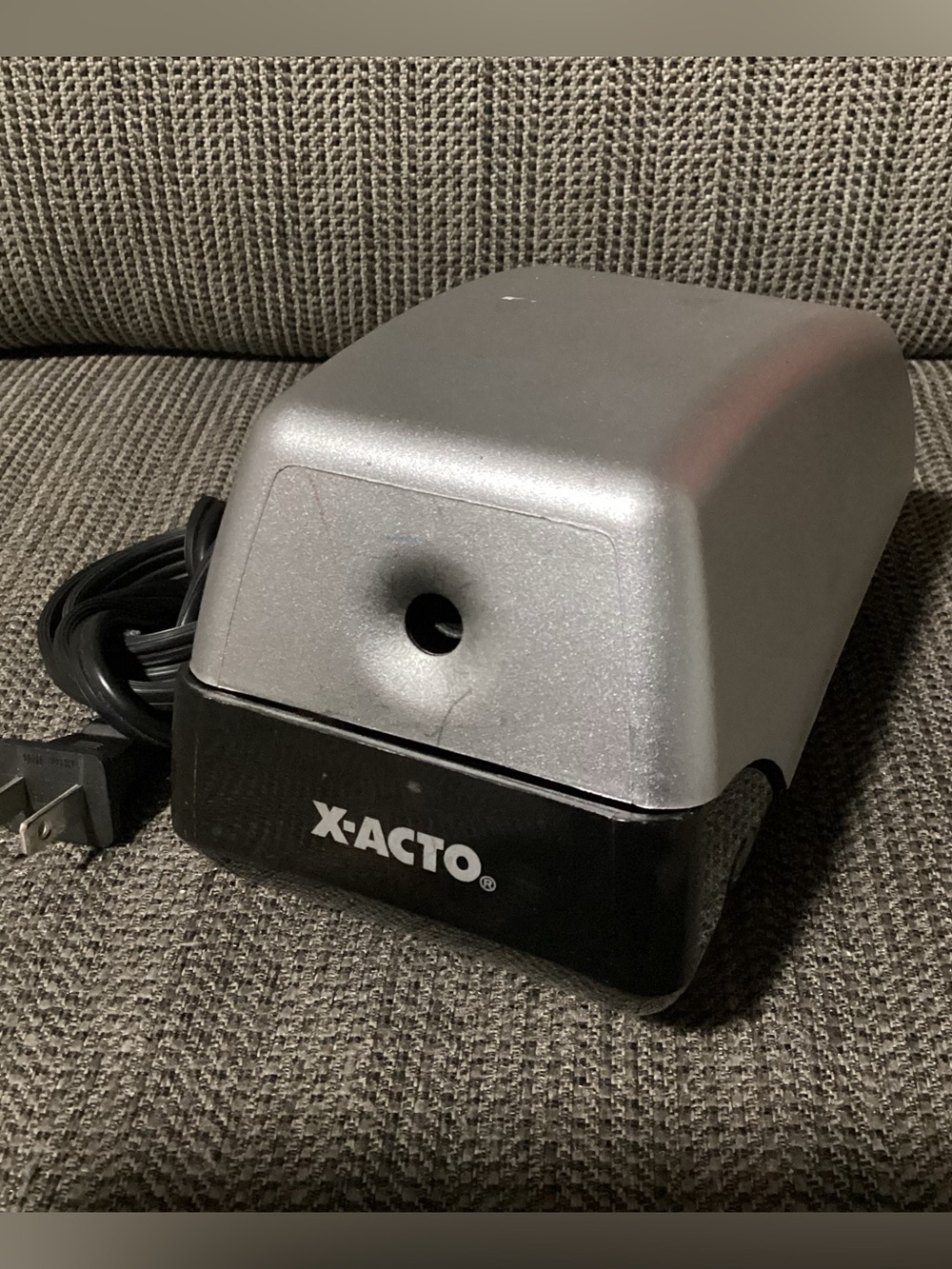 X-ACTO Xacto Electric Pencil Sharpener Model 19XX CN Black Heavy Duty Working
